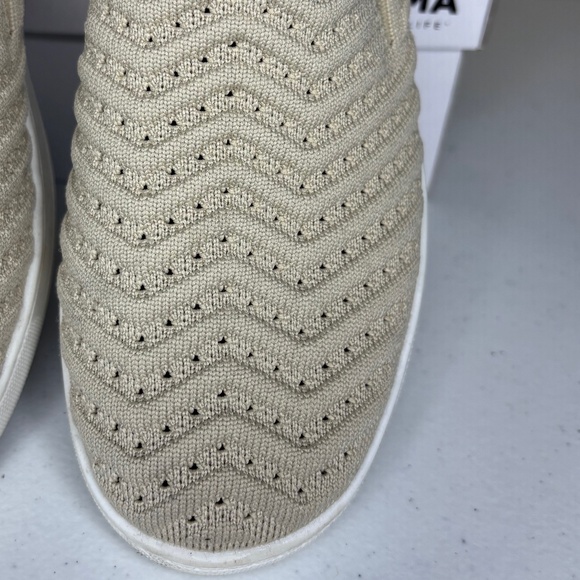 Sonoma Taupe Catahoula Comfort Knit Slip On Ortholite Sneaker Women's Size 7M - Picture 4 of 12